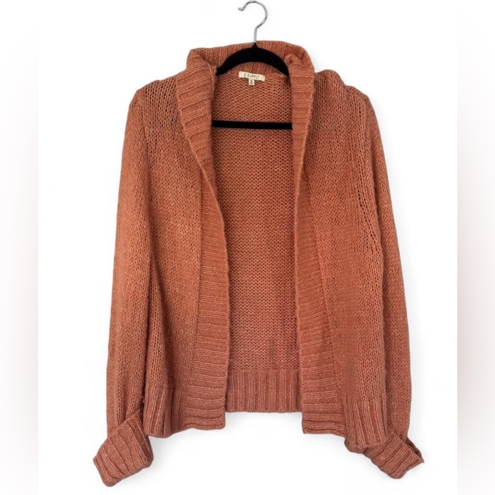 Z Supply Rust Cardigan Sweater